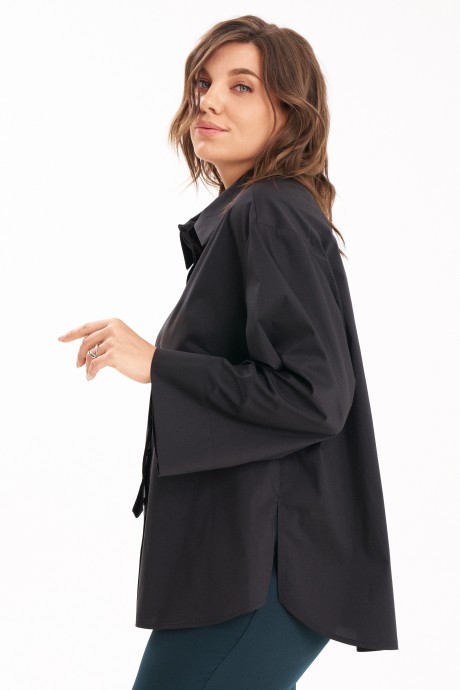 Рубашка KaVari plus size 4021 .2 черный размер 48-58 #7
