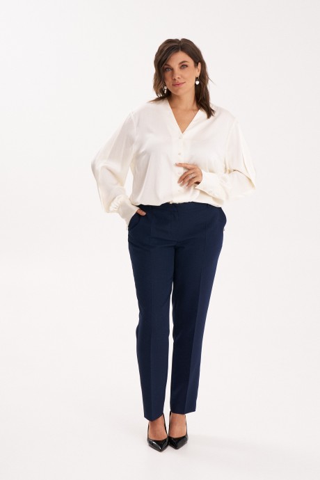 Блузка KaVari plus size 4022 .1 белый размер 46-56 #4
