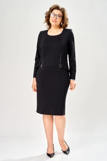 Платье KaVari plus size 1160 черное
