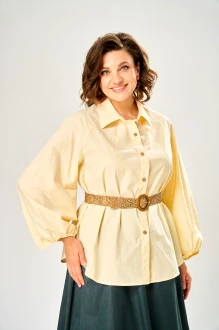Рубашка KaVari plus size 4033 .1 сливочное масло