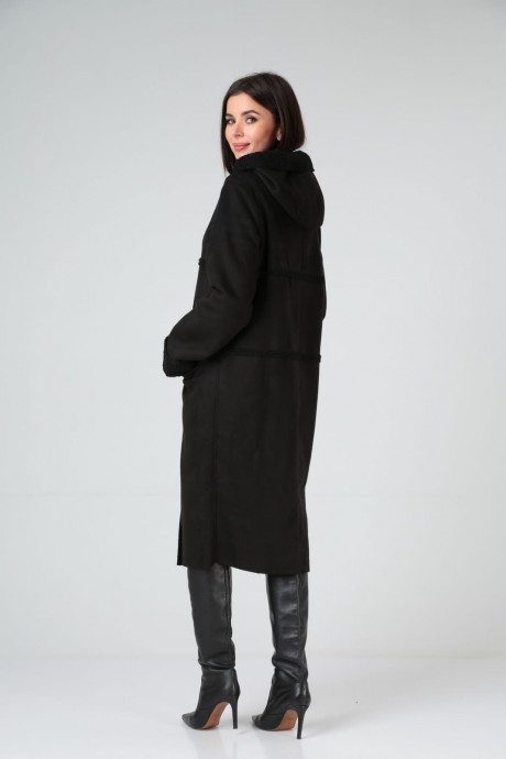 Пальто Diamant 1939 черный размер 48-64 #6