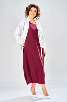 Костюм Diamant 2036 бордо, белый
