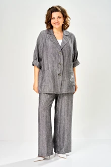 Брючный костюм Diamant 2167 серый