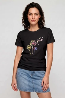 Футболка Dea Mia 5609 рис.0008 черный