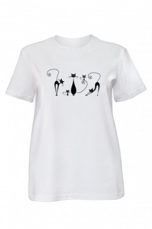 Футболка Dea Mia 5609 рис.0002 белый